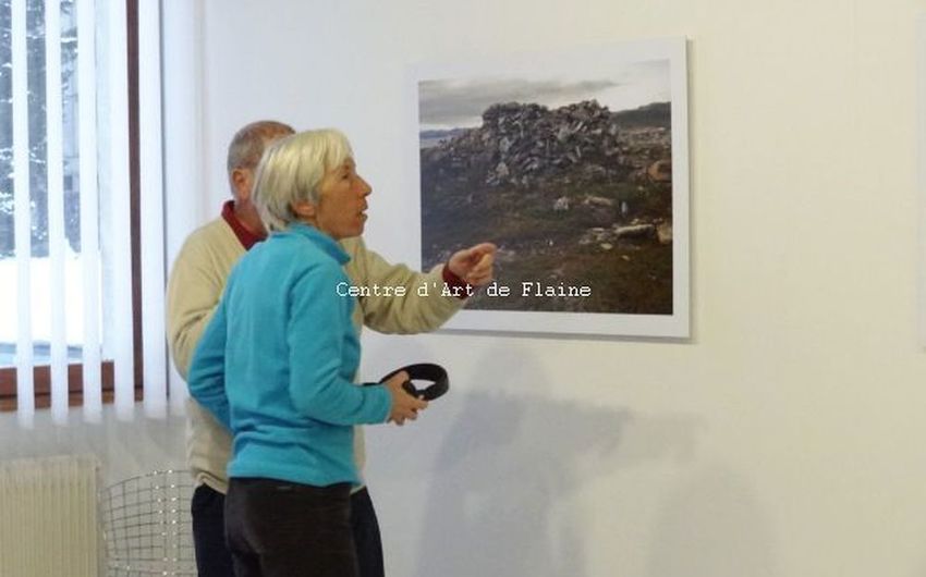 Laura  Tangre« Le chant des pistes » au Centre d'Art de Flaine